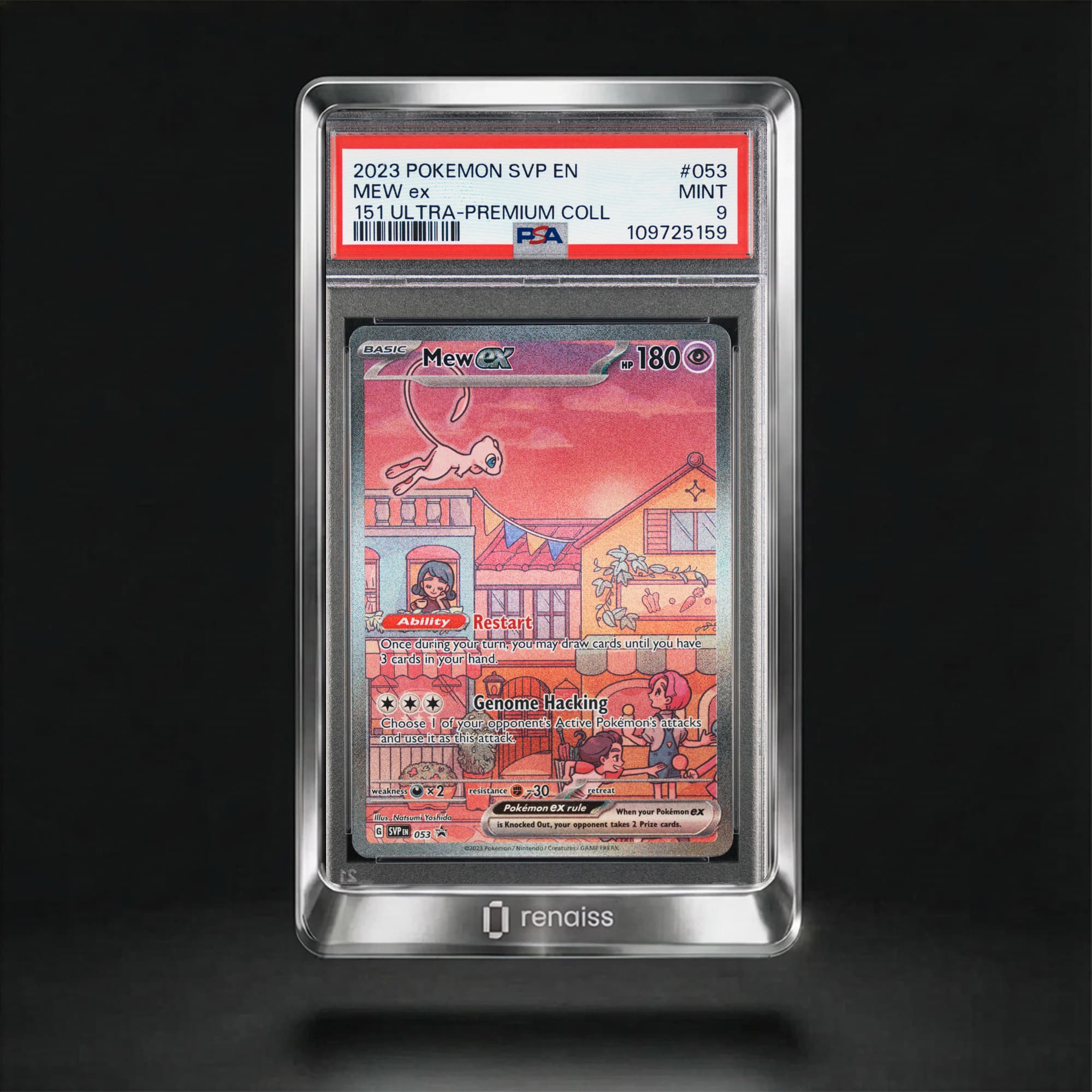 PSA 9 Mint 2023 Pokemon Svp En-Sv Black Star Promo #53 Mew Ex