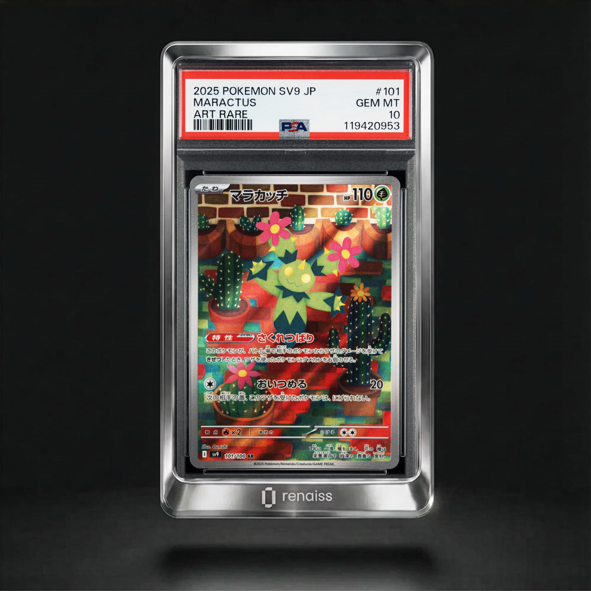 PSA 10 Gem Mint 2025 Pokemon Japanese Sv9-Battle Partners #101 Maractus