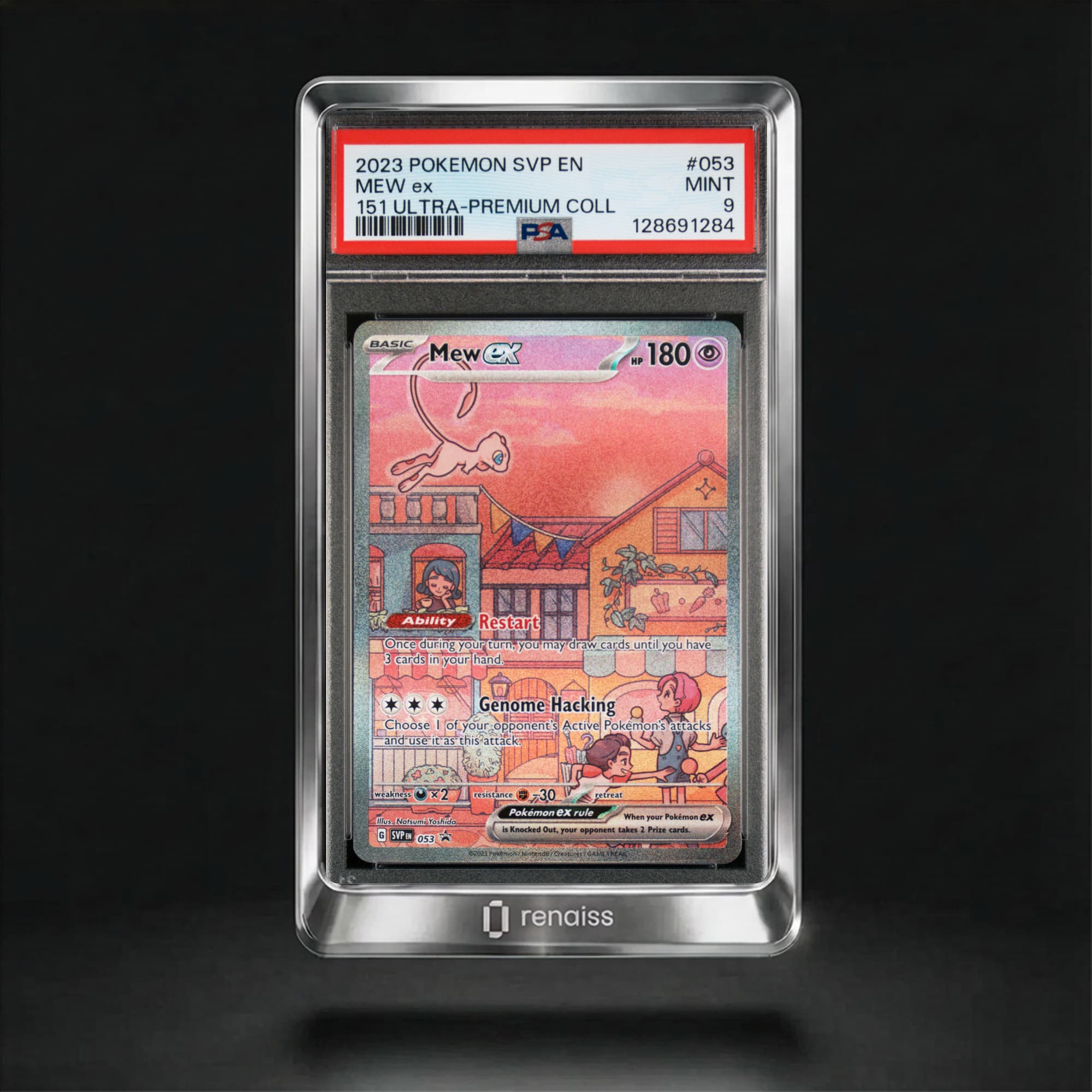 PSA 9 Mint 2023 Pokemon Svp En-Sv Black Star Promo #53 Mew Ex