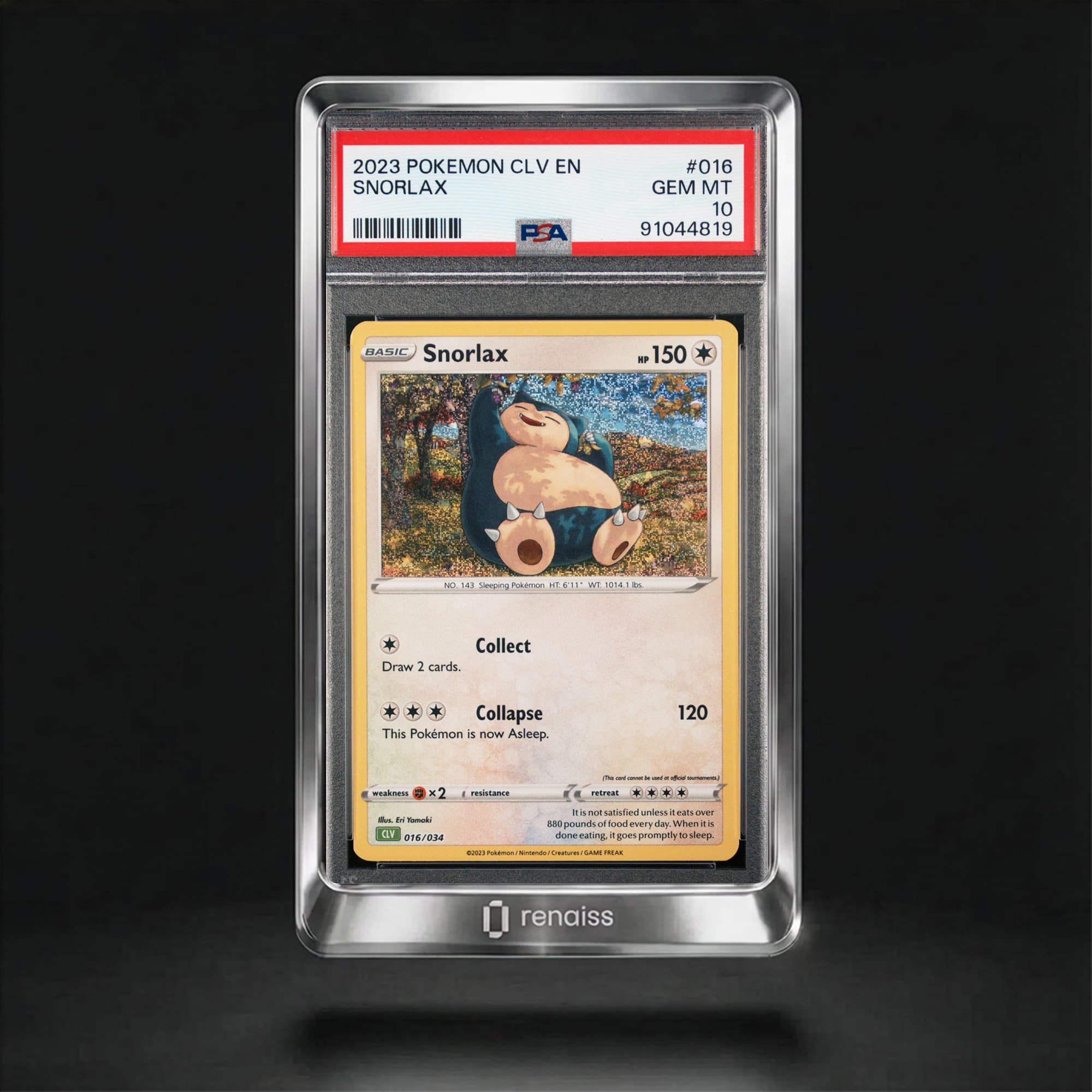 PSA 10 Gem Mint 2023 Pokemon Clv-Trading Card Game Classic Venusaur & Lugia Ex Deck #16 Snorlax