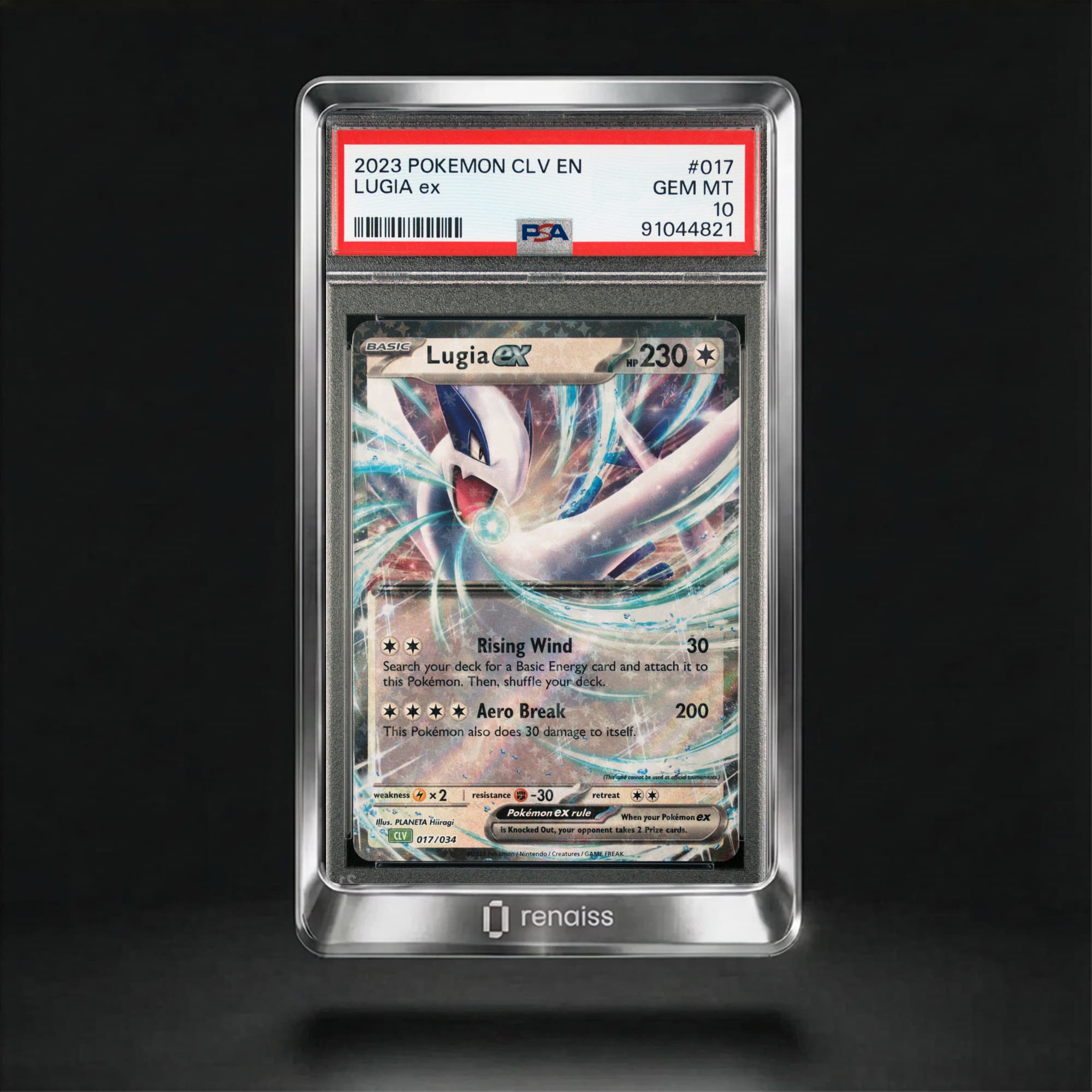 PSA 10 Gem Mint 2023 Pokemon Clv-Trading Card Game Classic Venusaur & Lugia Ex Deck #17 Lugia Ex