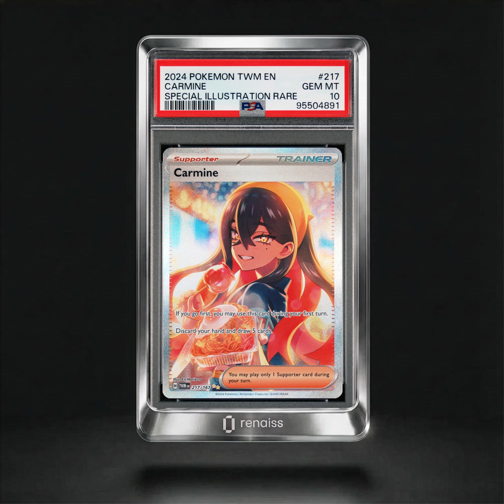 PSA 10 Gem Mint 2024 Pokemon Twm En-Twilight Masquerade #217 Carmine