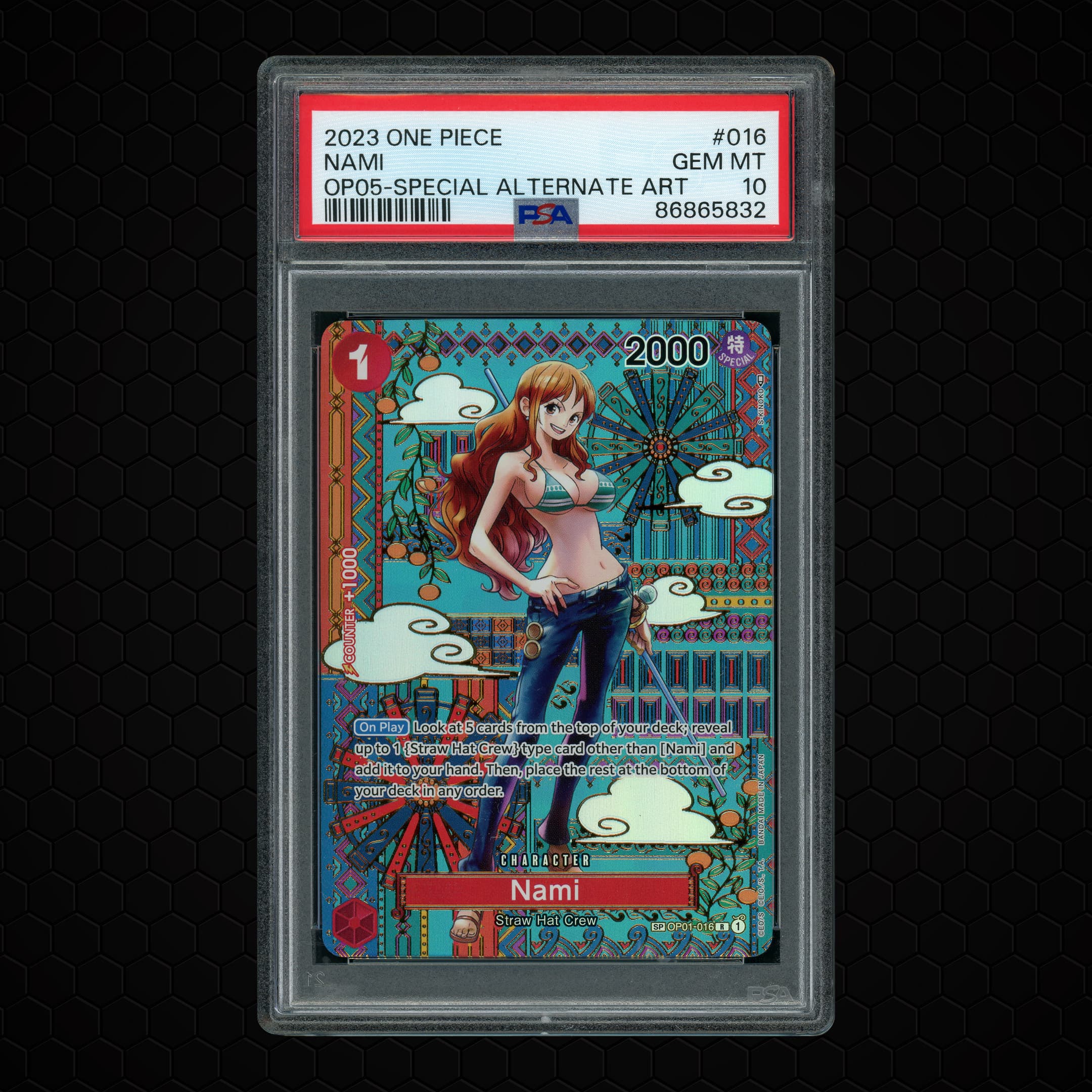2023 Awakening of the New Era Nami #OP01-016 PSA 10