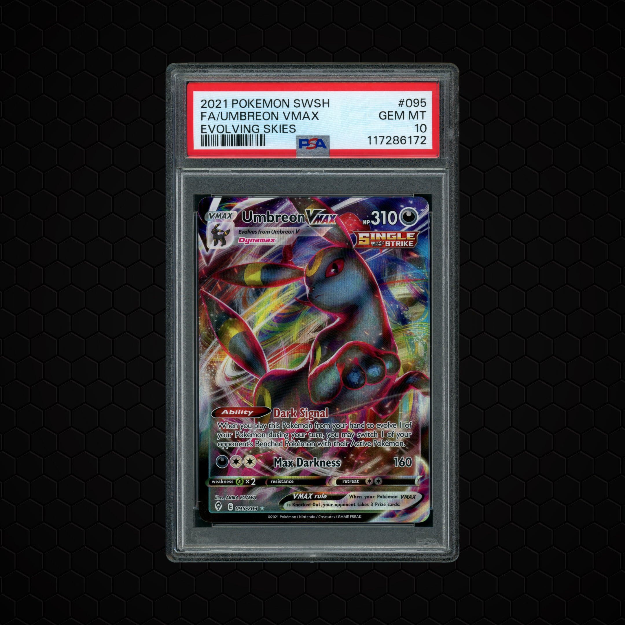 2021 Evolving Skies Umbreon VMAX PSA 10