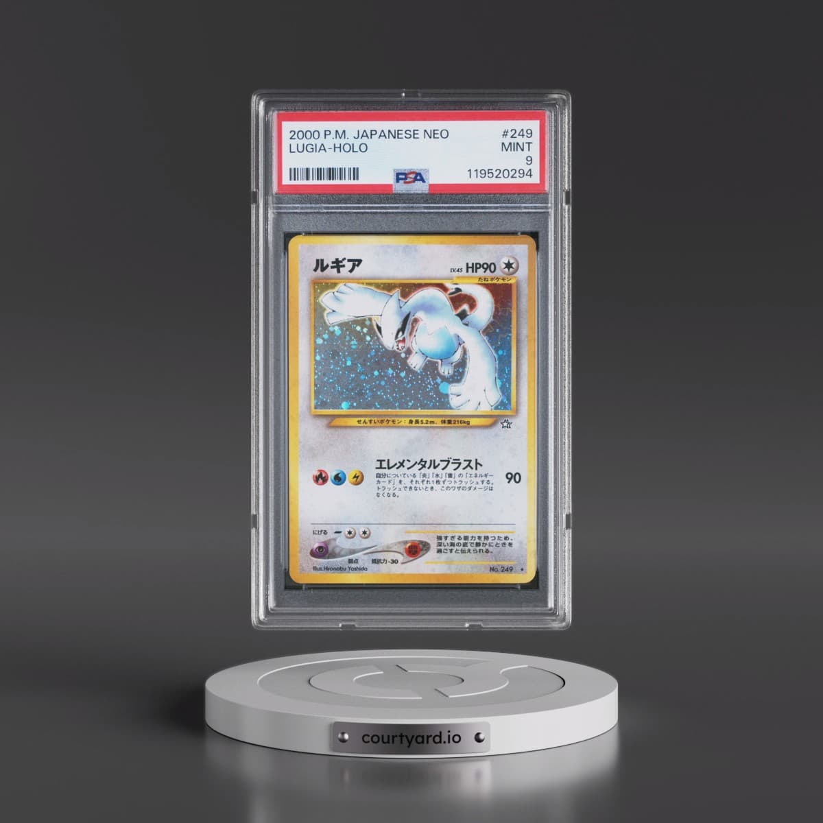 2000 Pokémon Neo #249 Lugia - Holo (PSA 9 MINT)