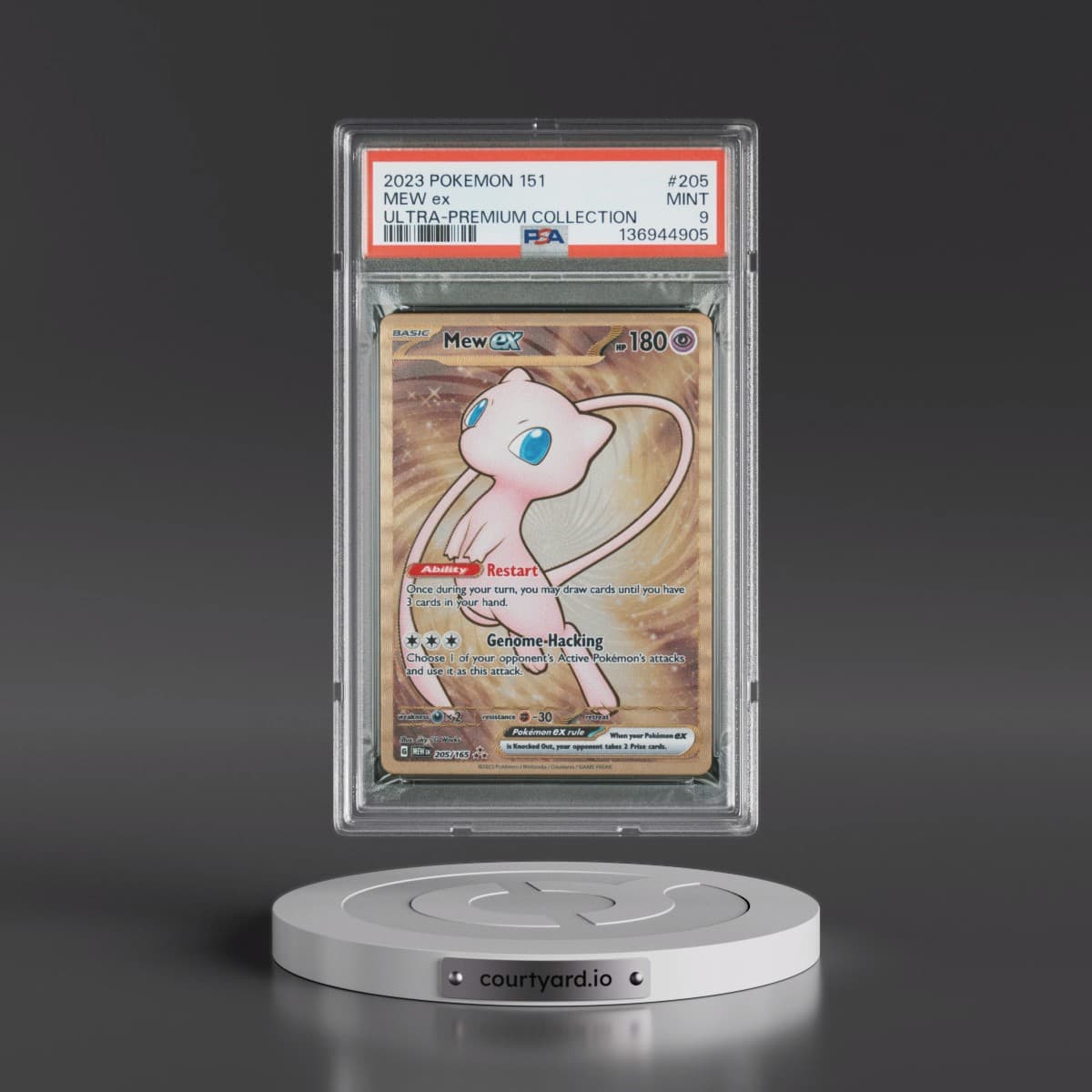 2023 Pokémon 151 Ultra-Premium Collection #205 Mew EX - Holo (PSA 9 MINT)