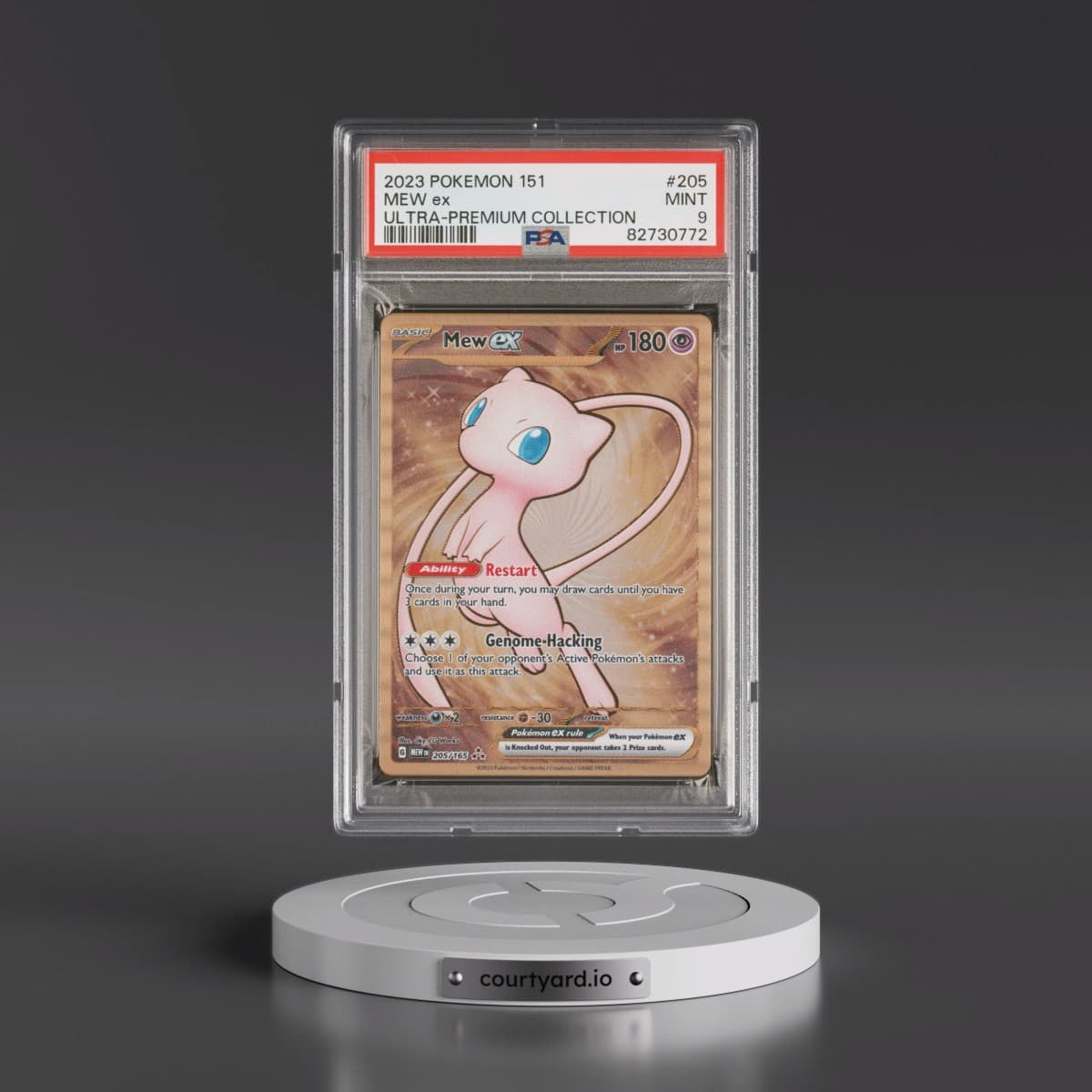 2023 Pokémon 151 Ultra-Premium Collection #205 Mew EX - Holo (PSA 9 MINT)